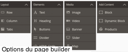 page builder de Magento